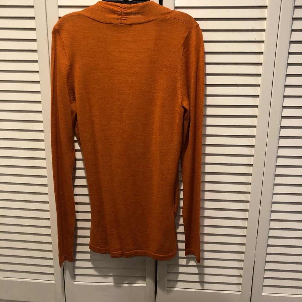 Orange long sleeve top - Picture 3 of 8